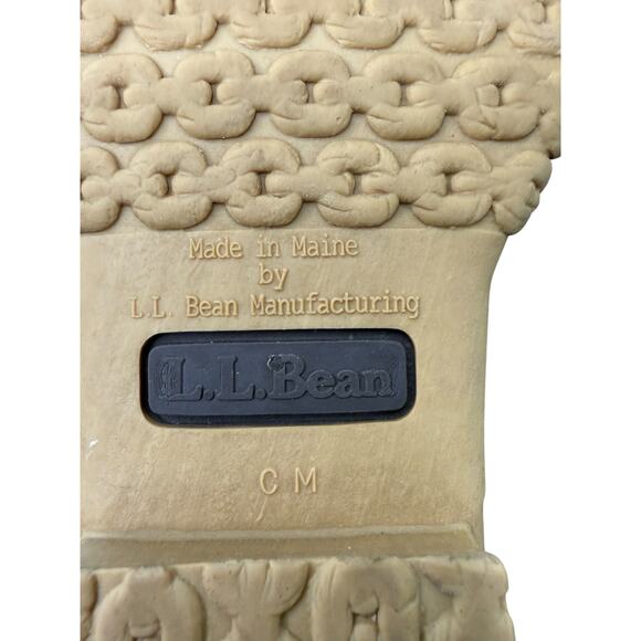 L.L. Bean Unisex Gorpcore Rain Snow Lace Up Waterproof Rubber Bean Boots Size 7 - Picture 9 of 11